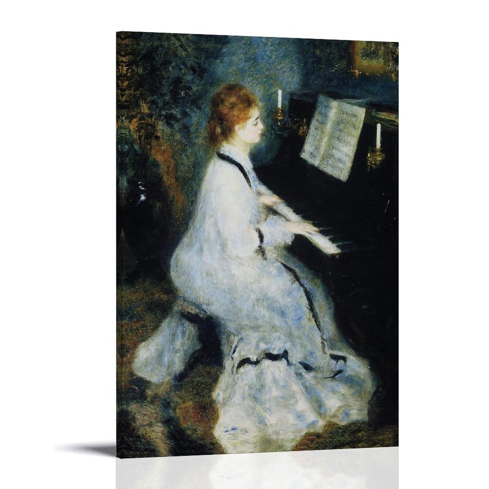 Pierre-Auguste Renoir 【ピアノを弾く女性】